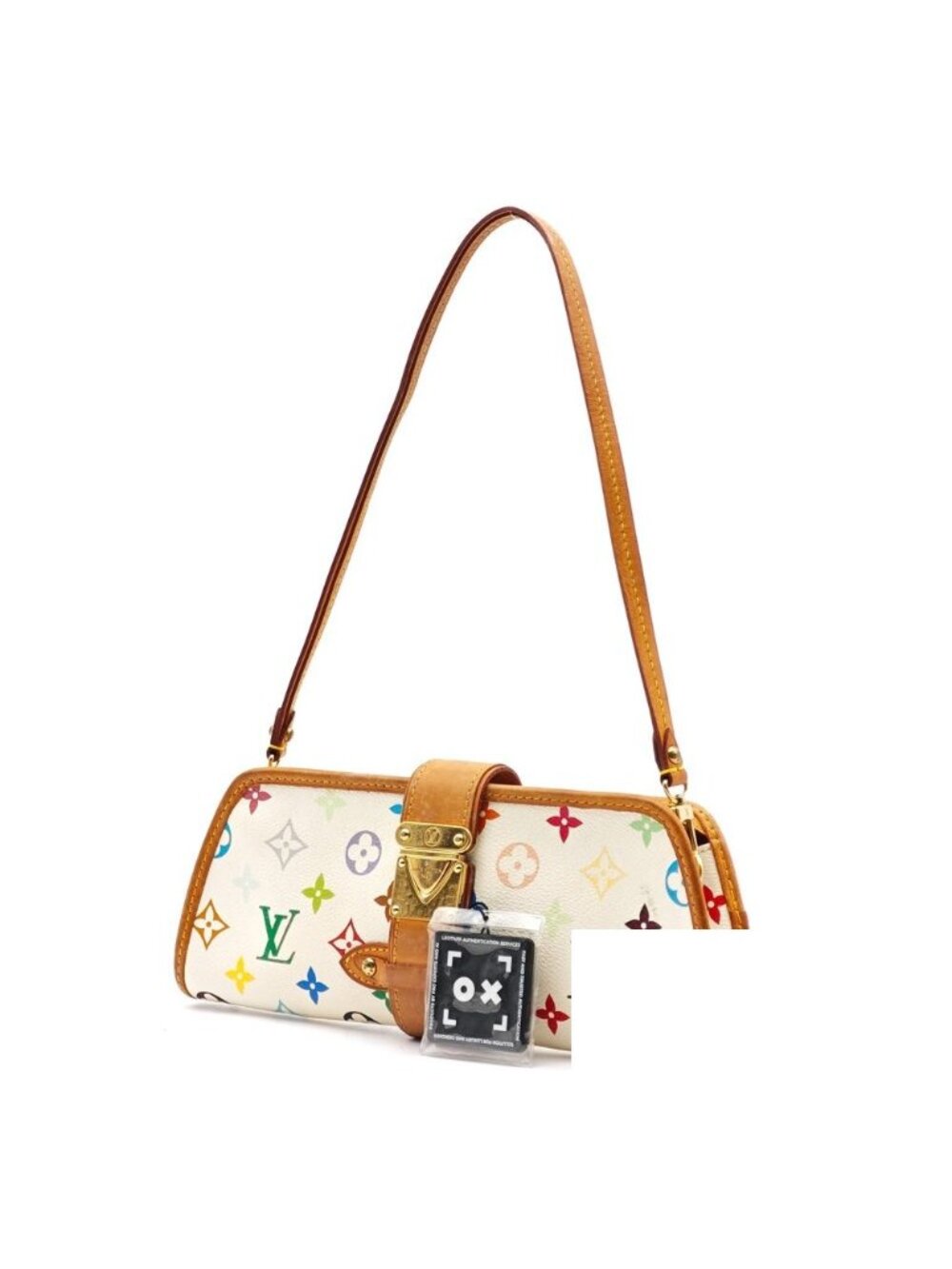 Louis Vuitton Shirley Monogram Multicolor Canvas Blanc Shoulder Bag